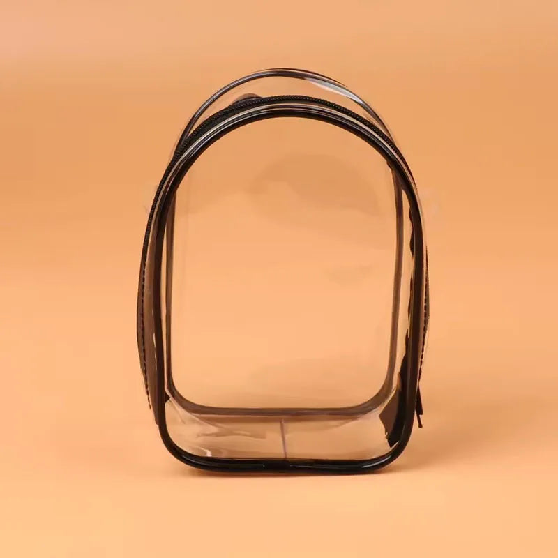 Pour sac bandoulière Labubu V2 de 15 cm en coton, sac de rangement en PVC, sac d'affichage pour poupées à pompon