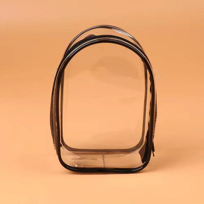 Pour sac bandoulière Labubu V2 de 15 cm en coton, sac de rangement en PVC, sac d'affichage pour poupées à pompon