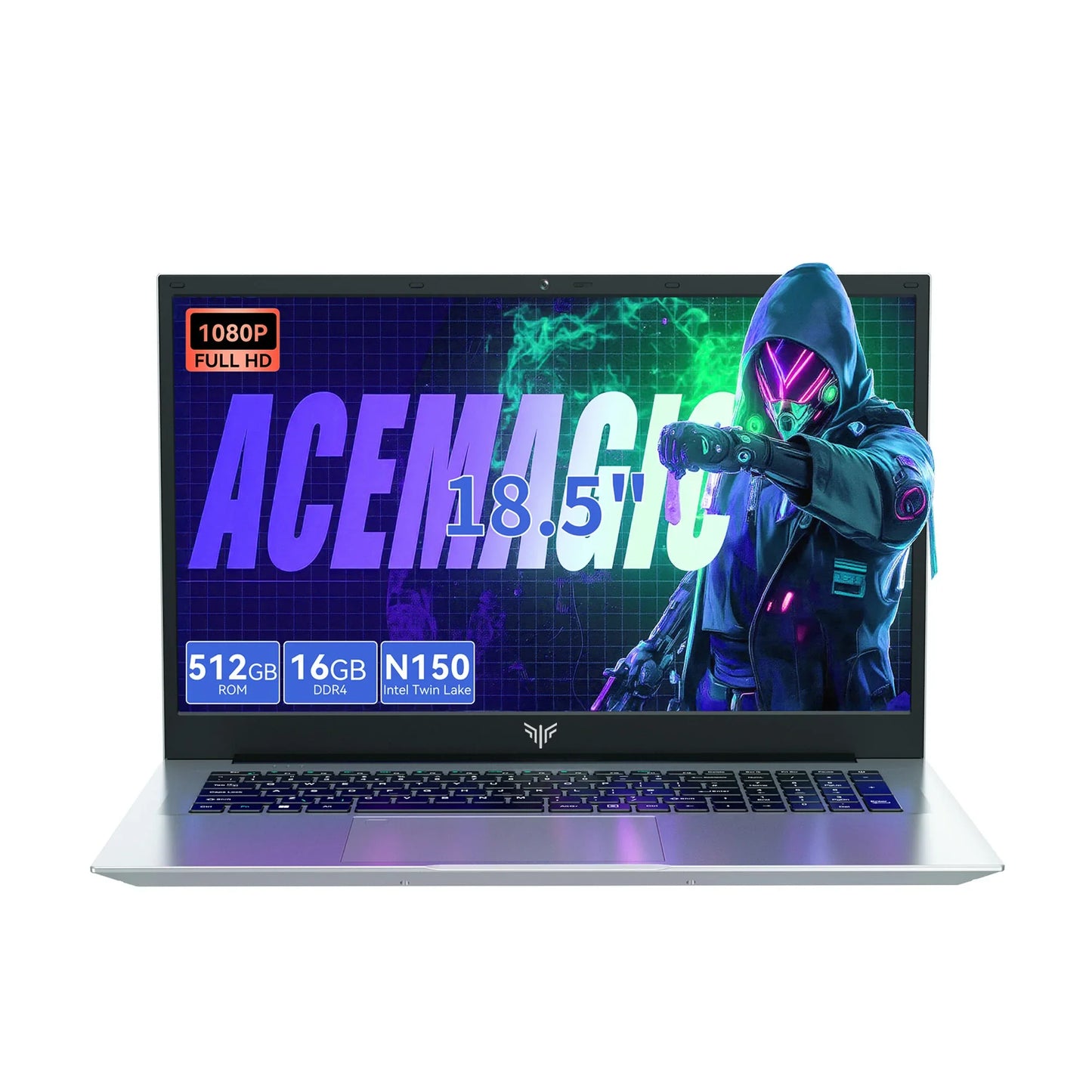 ACEMAGIC 18.5"Laptop Computer Windows 11 PRO 8000 mAh Battery Intel N150 Quad-Core Processor 16GB DDR4 RAM 512GB SSD Wifi5