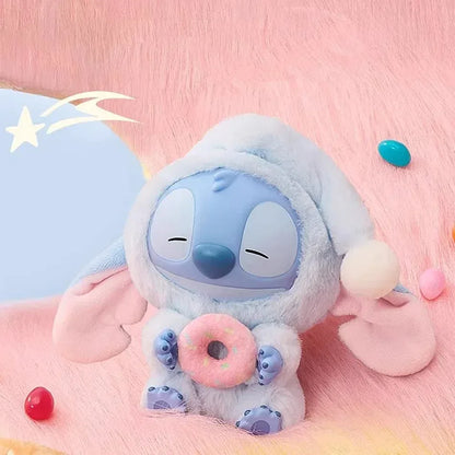 Peluche Stitch Mange Quelque Chose Avant de Dormir, Série Boîte Mystère, Jolie Figurine, Jouet Surprise, Boîte Cadeau, Expédition Aujourd'hui !