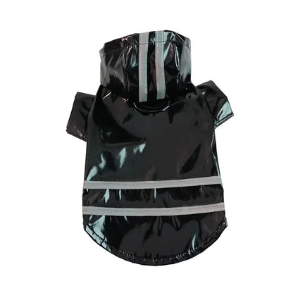 Vêtements pour chiens, vestes imperméables, imperméables à capuche avec bande réfléchissante, vêtements respirants d'extérieur pour chiots