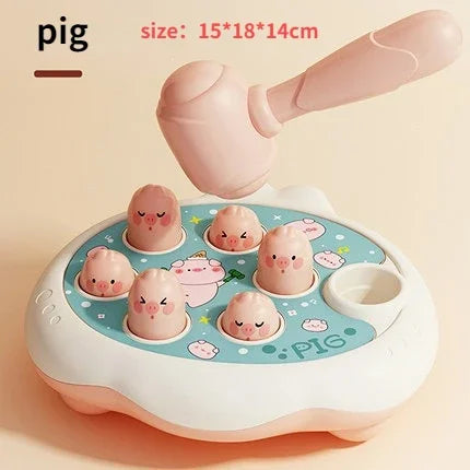 Dessin animé whac-a-taupe Montessori bébé jouet enfant en bas âge cadeau d'anniversaire éducatif thème Animal jeu de frappe Parent enfant jeu de société garçon