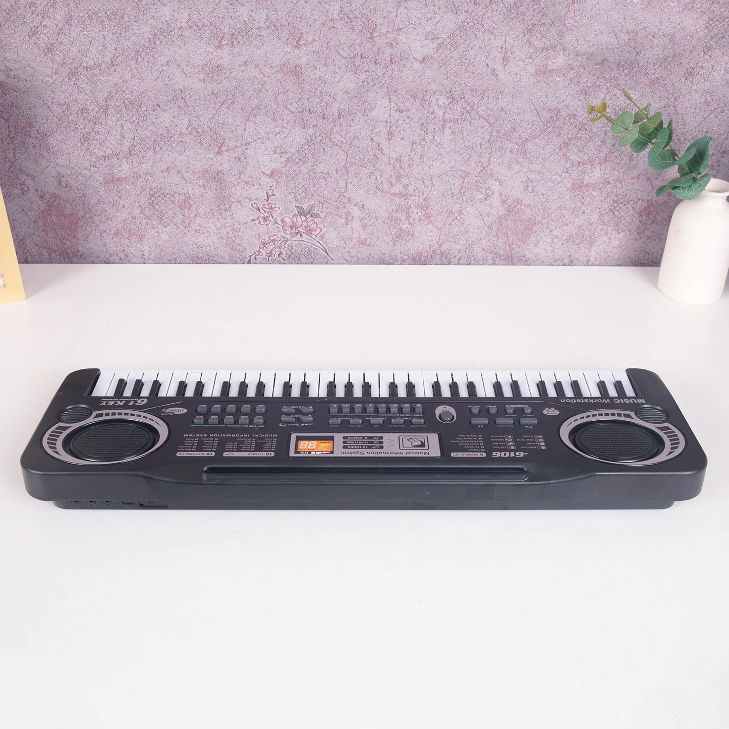 61 touches noir musique numérique clavier électronique Piano électrique enfants Instrument de musique