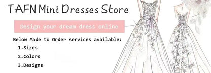 TAFN Luxury Beading Sequines Short Party Prom Dresses Handmade Customized Mermaid Mini Evening Gown Lace-up Back Sweetheart Neck