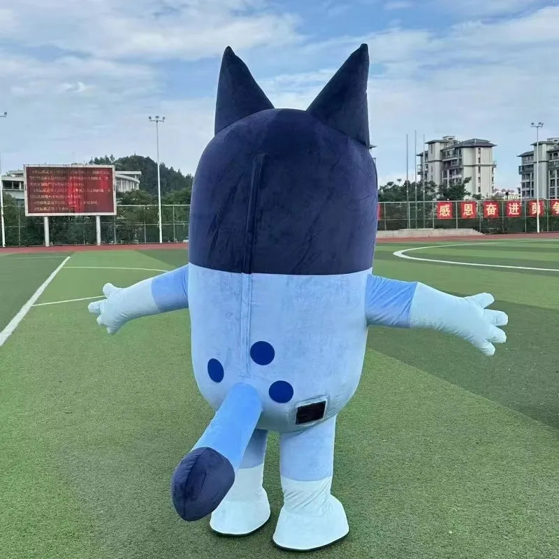 MINISO New Red Pig Inflatable Mascot Costume Pepp Pig Mascot Costume Fancy Dress Party Cosplay Halloween Inflatable Mascot