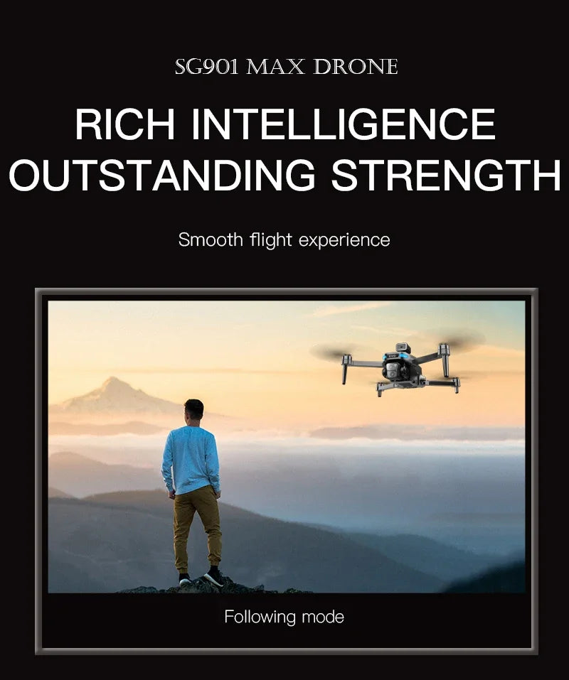 Xiaomi SG901 MAX GPS Drone professionnel 8K aérien HD évitant des obstacles avec écran plus grand télécommande Drone pliable sans brosse
