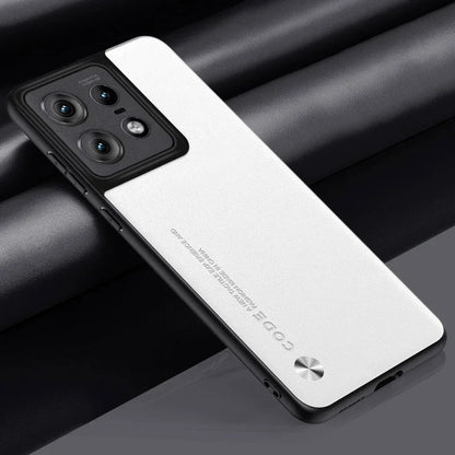 Leather Case for Motorola Moto Edge 50 Pro Luxury Carbon Fiber Matte Silicone Protection Phone Cover MotorolaEdge50Pro Coque