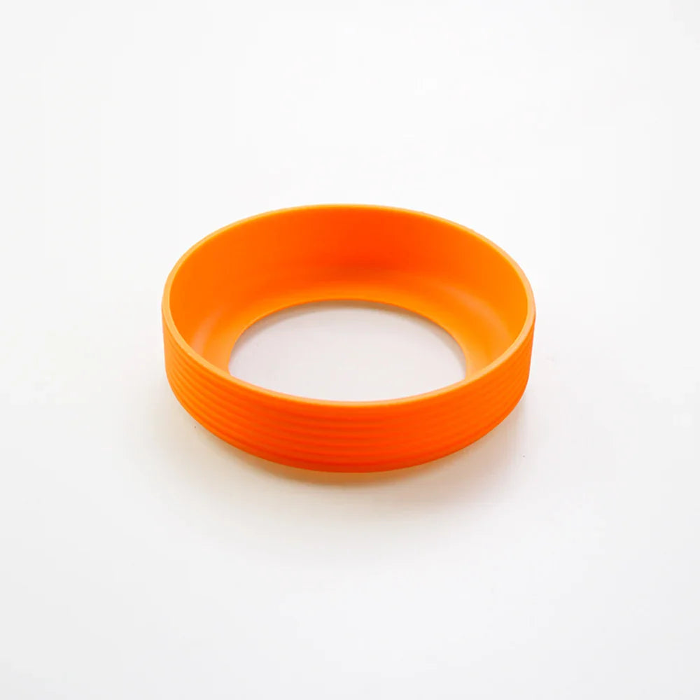 16 Colors 8.0CM Silicone Threaded Cup Bottom Protective Cover Cup Holder 80MM Thermos Cup Base Sleeve Cup Bottom Cover