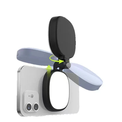 Lumière à selfie magnétique pour iPhone 360 MagSafe °   Anneau lumineux LED avec miroir parfait pour les selfie et les vlog