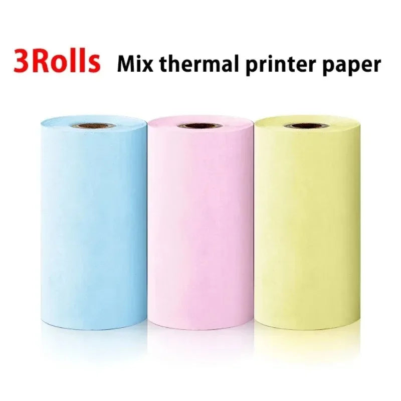Mini Photo Pocket Printer Portable Ink-free Thermal 57mm Sticker Trans Paper Wireless BT 200dpi Android IOS Printing Machine