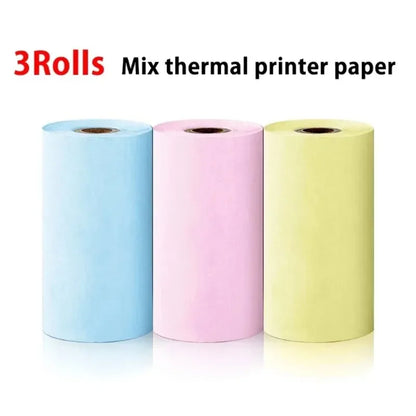 Mini Photo Pocket Printer Portable Ink-free Thermal 57mm Sticker Trans Paper Wireless BT 200dpi Android IOS Printing Machine