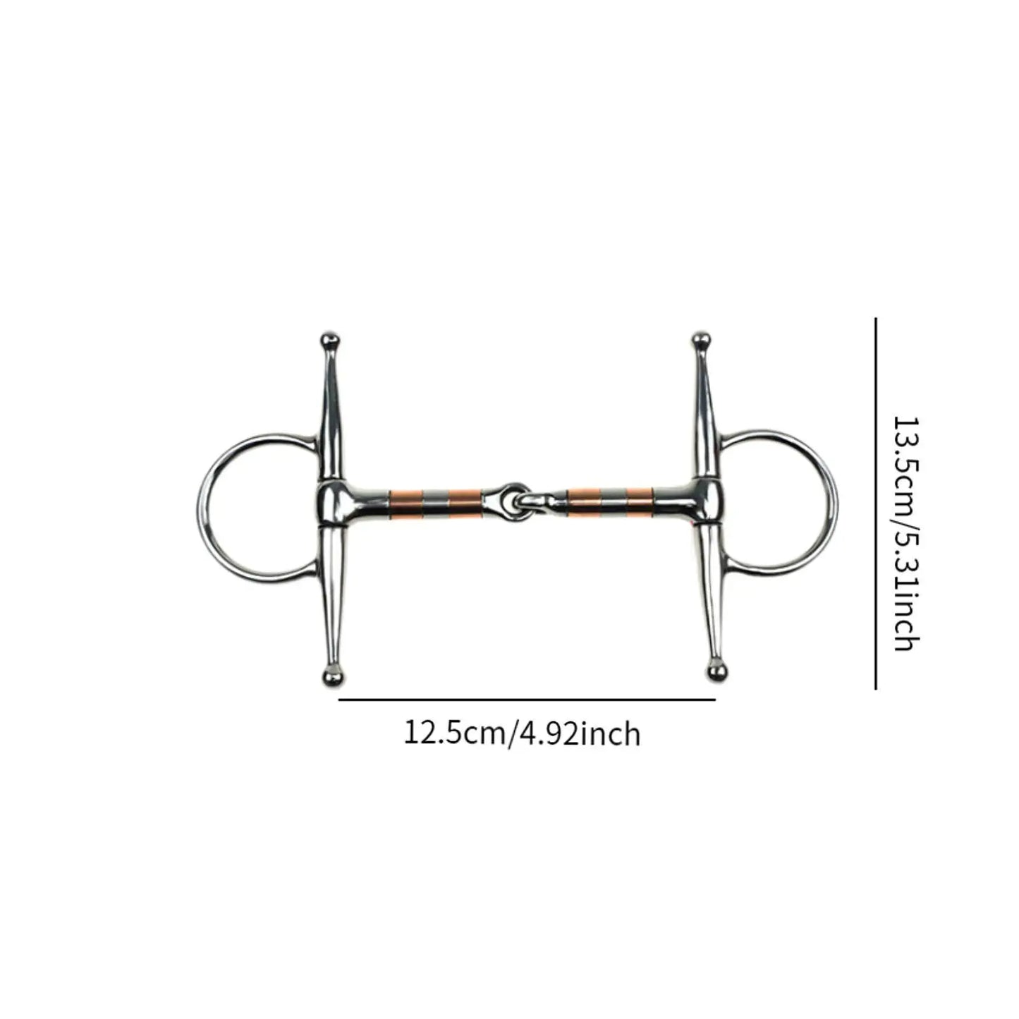 Horse Bit Stallion Training Bit Sturdy H Shape Horse Chewing Training Bit Horse Snaffle Horse Riding Snaffle for Equestrian