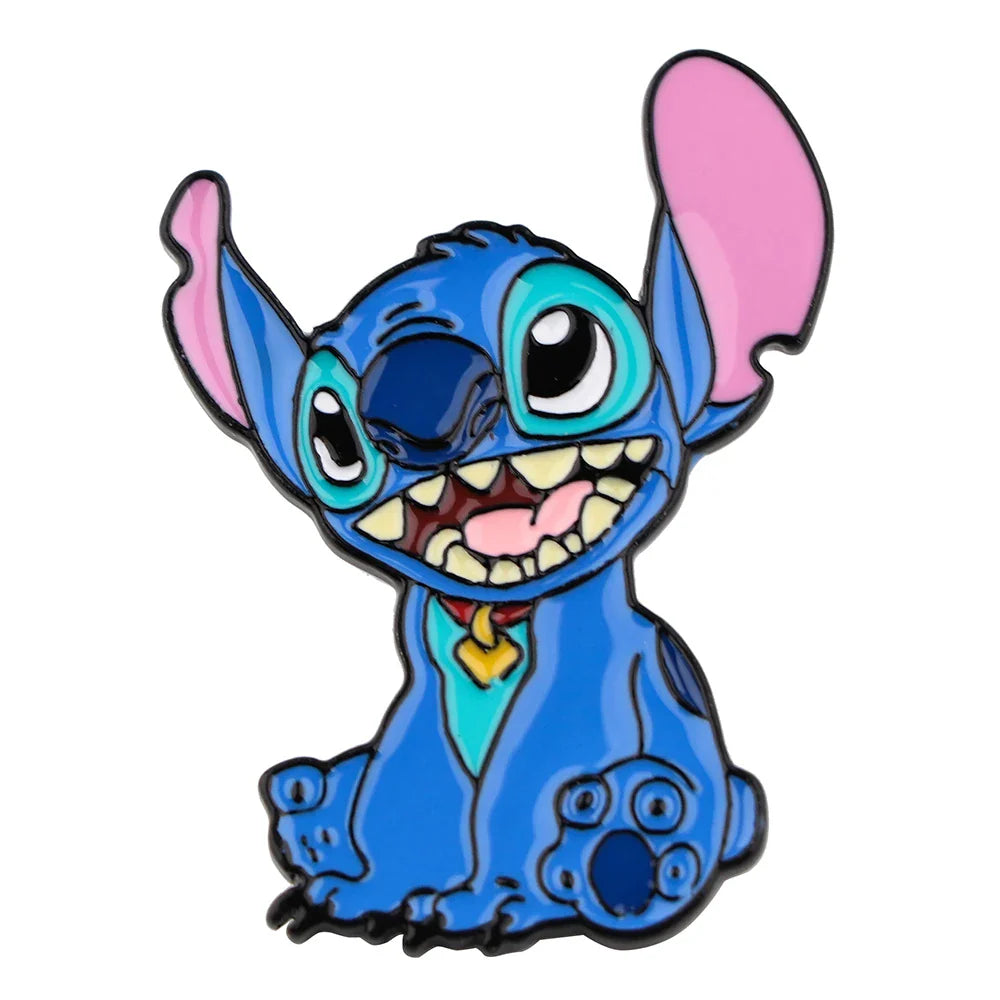 Stitch Enamel Pin Lapel Pins Badges on Backpack Brooches for Clothes Women's Brooch Cool Jewelry Accessories Gifts