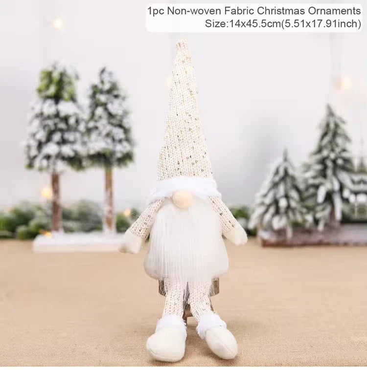 Faceless Christmas Decorations for Home, Christmas Tree Ornament, Merry Butter, New Year Gifts, 2024, 2025