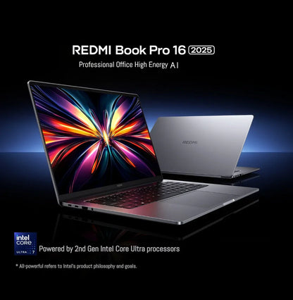 【2025 New】Xiaomi Laptop REDMI Book Pro 16 2025 Ultra5-225H Ultra7-255H/32GB/1TB/3.1K/165Hz Grey
