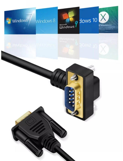 Db9 Serial port Line Rs232 cable Connecting Line Adapter Male To Male/female cross Data Line Extension Cable Jack Adapter 1m-20m