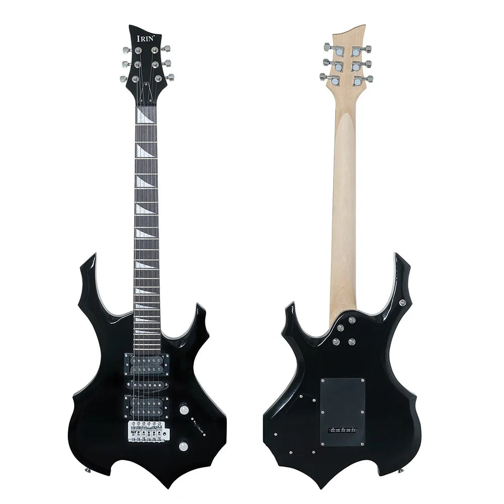 IRIN 6 cordes guitare électrique 24 frettes corps d'érable guitare électrique Guitarra avec sangle de sac pièces et accessoires de guitare nécessaires