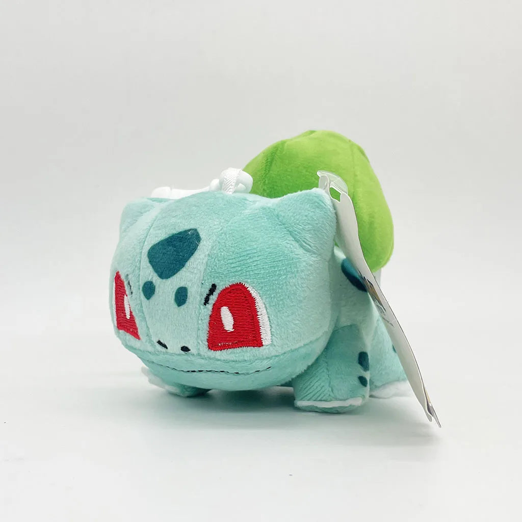 Lot de 10 peluches Pokémon Carapuce Salamèche Pikachu Bulbizarre 12cm Pendentif Peluche Porte-clés Cadeau Jouet
