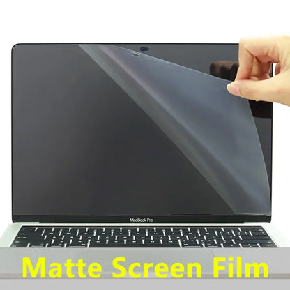 Protecteur d'écran mat pour MacBook Air 15 A2941 2023, 13,6 M2 A2681, Pro 13 14 16 puce M1 A2338, film protecteur en plastique A2337