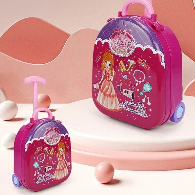 Maisonnette de jeu, Ensemble de coiffeuse pour enfants, Jouets pour filles de 6 à 10 ans, Trousse de maquillage pour fille, Jouet original pour enfants, Cadeau d'anniversaire