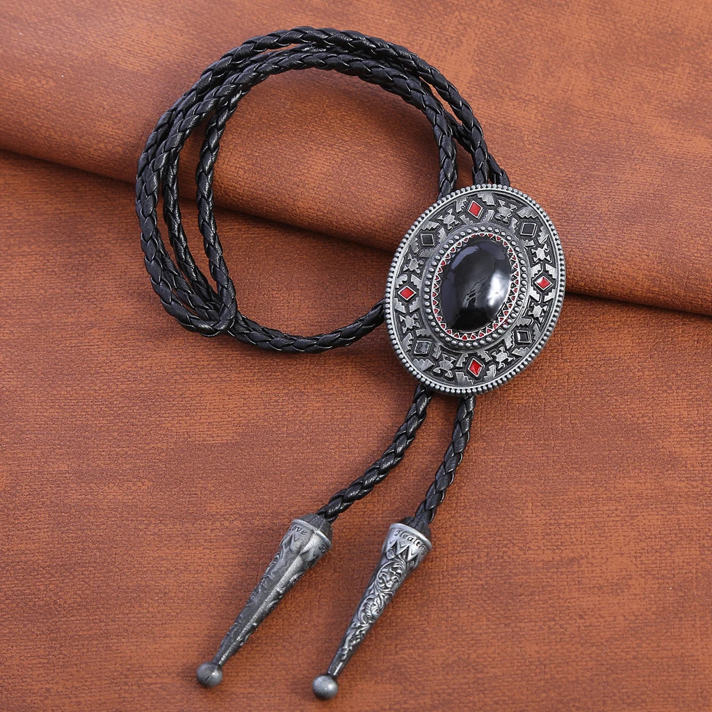 Cravate Totem Indien, Style Rétro Cirboy Occidental