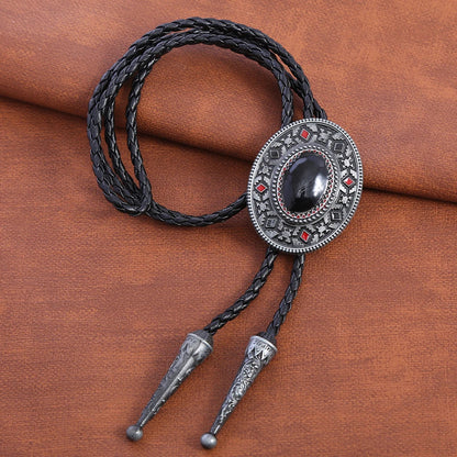 Cravate Totem Indien, Style Rétro Cirboy Occidental