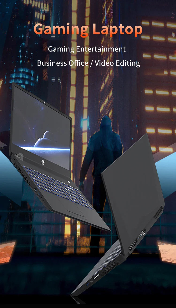 Genmachine Laptop Computer Intel i9 11900H 15.6” 144Hz NVIDIA GeForce RTX 3060 DDR4 M.2 2280 NVME SSD Business Gaming Laptops