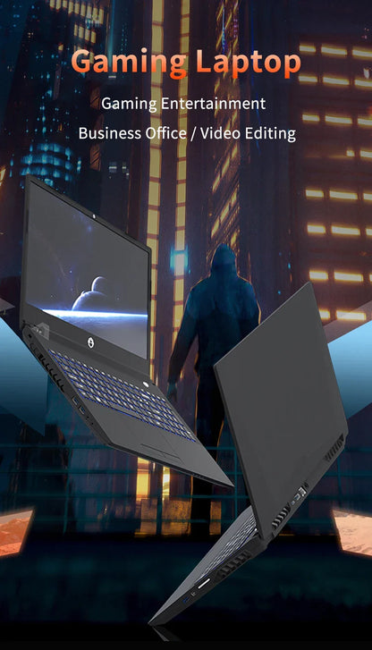 Genmachine Laptop Computer Intel i9 11900H 15.6” 144Hz NVIDIA GeForce RTX 3060 DDR4 M.2 2280 NVME SSD Business Gaming Laptops