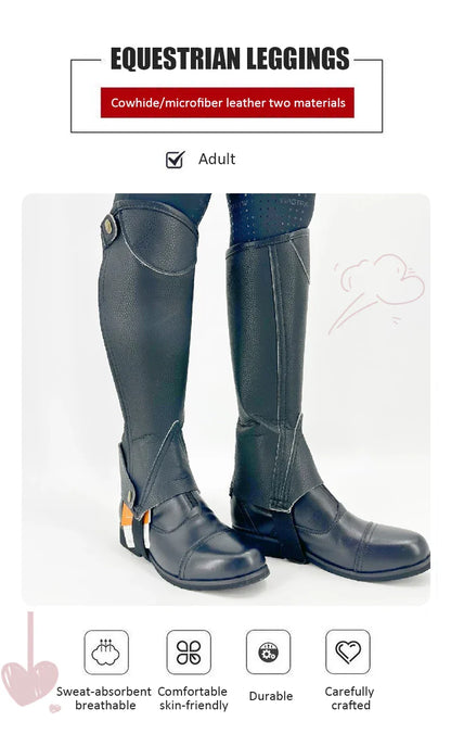 Guêtre d'équitation Pirate Knight Équipement équestre Couvre-botte en similicuir Médiéval Renaissance Steampunk