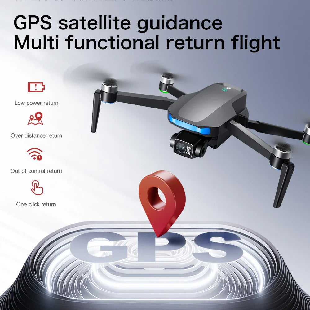 S-X1 MAX Drone GPS 4K professionnel HD EIS Caméras 3 axes Cardan aérien sans balais Écran 4.5" 5G WIFI FPV Drones RC Quadricoptère