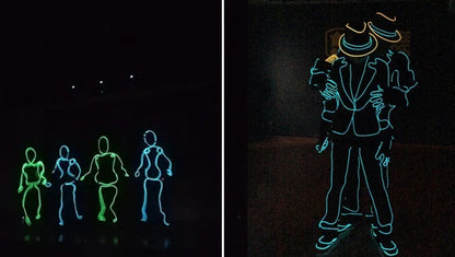 Câble lumineux EL Wire 1m/3m/5m, lumières d'ambiance intérieure de voiture, fête de danse, maison, néon, bricolage, Costumes, décoration, bande LED, lumière ambiante
