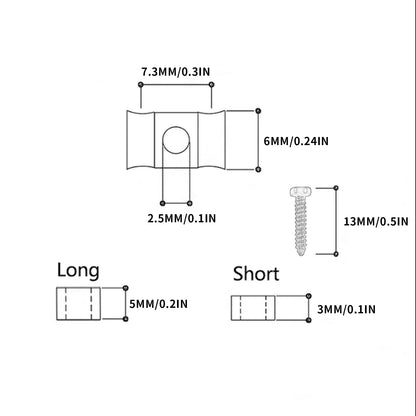 Accessoires de boucle de corde de guitare électrique, verrouillage de tête, stabilisateur de cordes, colonne circulaire en forme de papillon adapté pour ST/SQ/TL