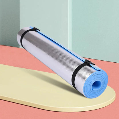 Tapis de yoga imperméable, tapis de yoga résistant à l'humidité, tapis de pique-nique de camping épaissi, multifonction portable pour exercices de fitness
