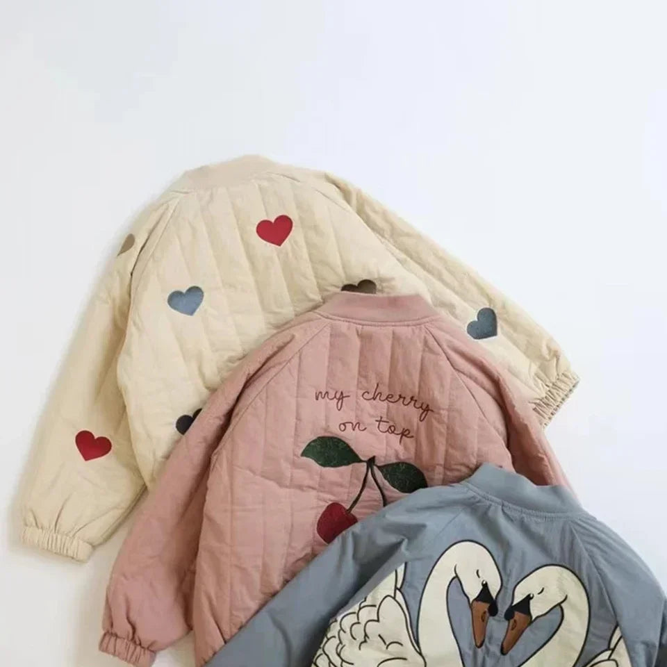 Marque KS Veste d'agneau pour enfants Manteau automne hiver Bébé garçons Coton Vêtements d'extérieur Tout-petits Filles Combinaison de vol Veste Vêtements pour enfants