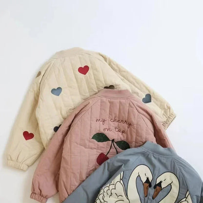 Marque KS Veste d'agneau pour enfants Manteau automne hiver Bébé garçons Coton Vêtements d'extérieur Tout-petits Filles Combinaison de vol Veste Vêtements pour enfants