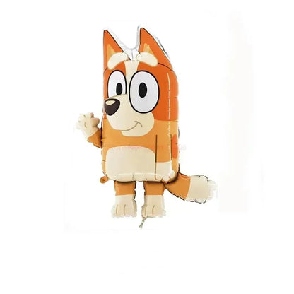 New Bluey Family Cartoon Aluminum Balloon Set Cute Bluey Bingo Balloon Birthday Gifts Party Supplies Decor Cosplay Props Toys