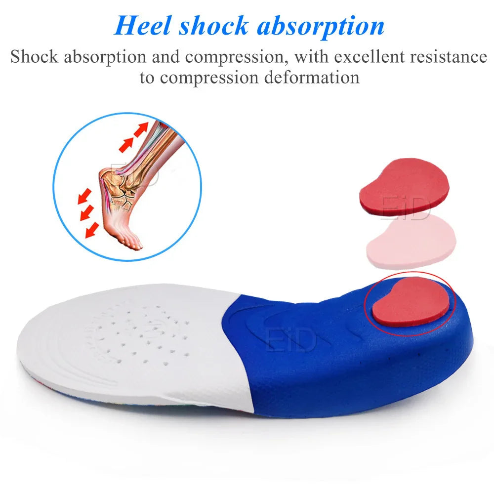 Semelle intérieure orthopédique pour enfants, Support de voûte plantaire, jambes de bœuf, pied plat, semelle de chaussure de santé, semelles orthopédiques pour insérer des chaussures