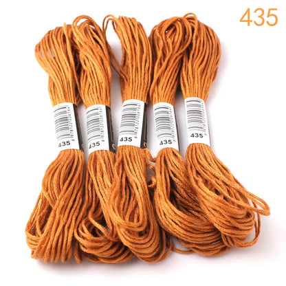 433---581--10 pcs cross-Stitchou  Embroidery Thread Floss Sewing Skeins Craft DIY Bracelet braided