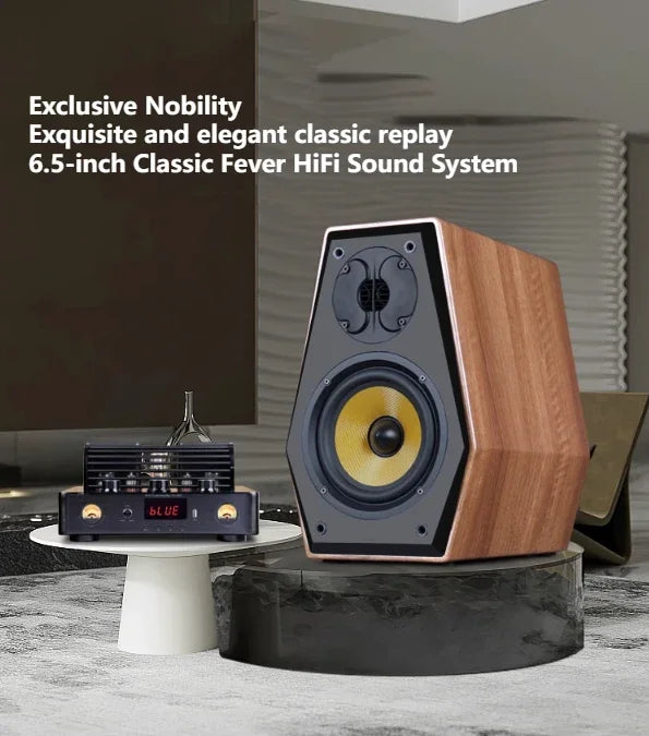 SoundHigh Quality Tube Amplifier 2.0 HIFI Passive Speakers Sound System Home Theater Bookshelf Speakers