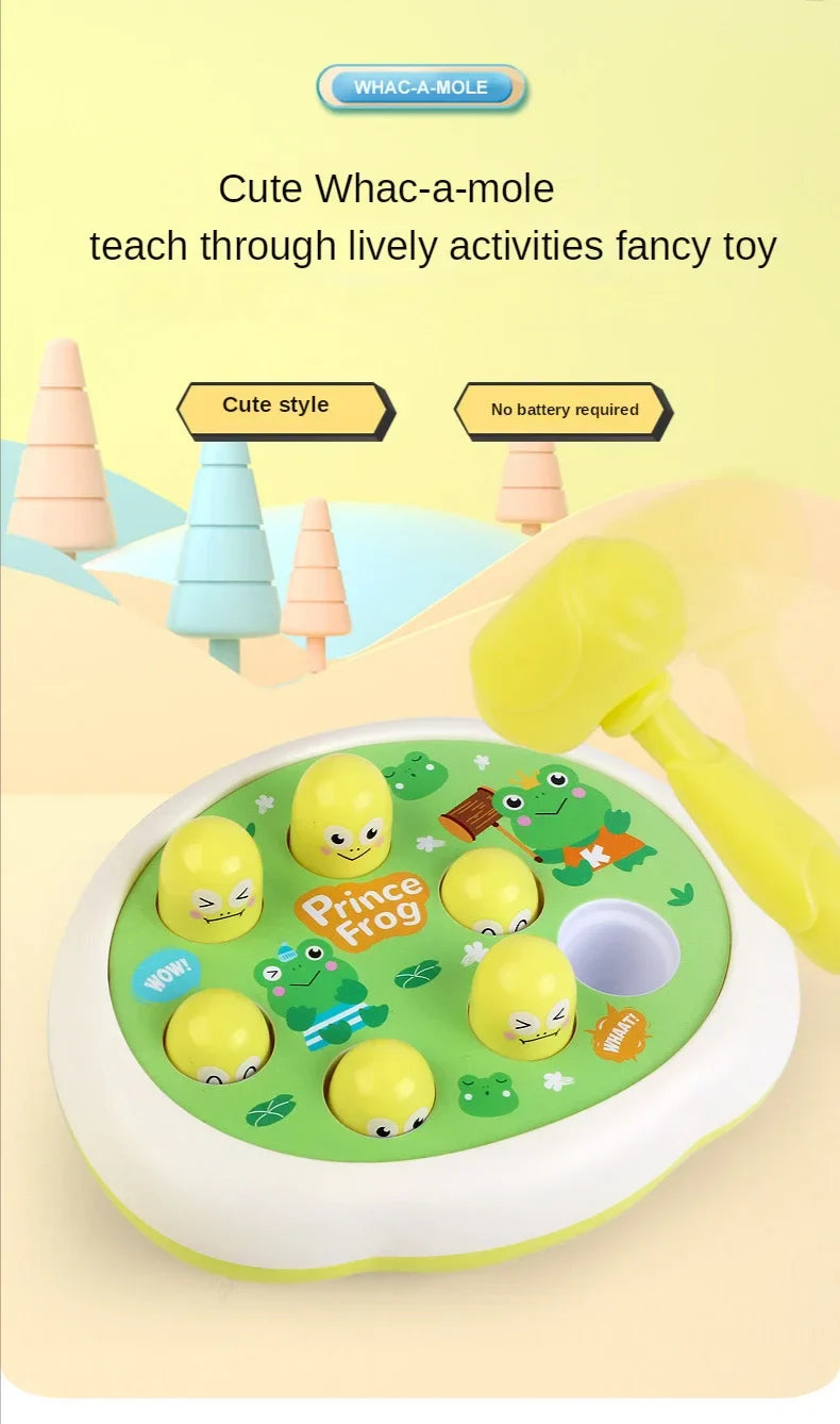 Dessin animé whac-a-taupe Montessori bébé jouet enfant en bas âge cadeau d'anniversaire éducatif thème Animal jeu de frappe Parent enfant jeu de société garçon