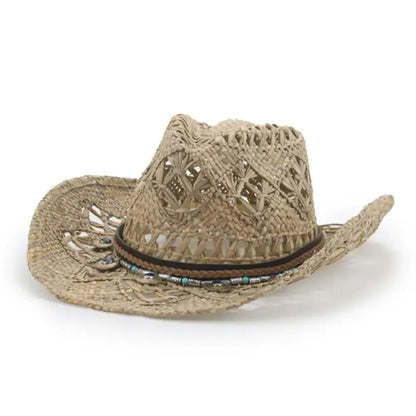 Western Wild West Sheriff Hat With Five Star Party Costume For Men Lady Jazz Cowgirl Wide Cowboy Hat Unique Star Badge Decors