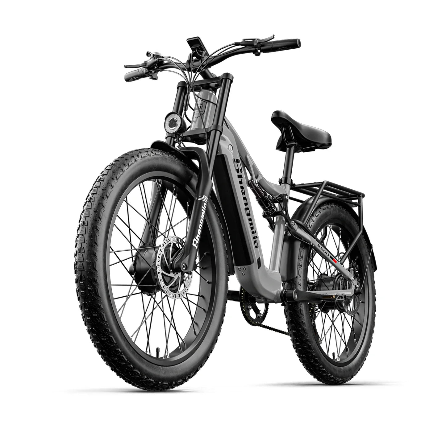 Shengmilo S600 gros pneu vélo électrique 2000W avec deux moteurs 48V17.5AH batterie 26 pouces e vélo adulte, vélo électrique de montagne