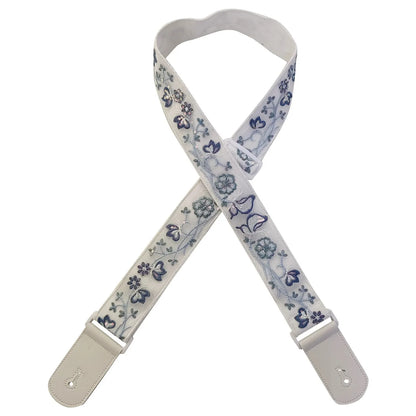 Sangle de guitare pour guitare électrique et acoustique, bandoulière réglable et résistante en dentelle, accessoires de guitare, sangle de guitariste