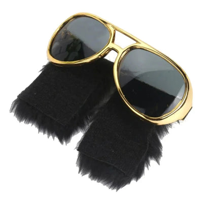 Lunettes déguisement Années 70 Disco Fête Film Jeu de rôle Elvis Bal de promo Lunettes drôles Cosplay Déguisement Accessoires Rock Carnaval
