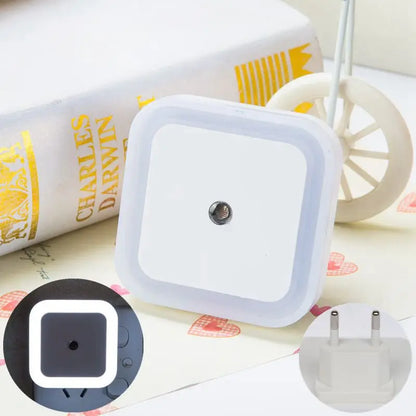 Mini veilleuse LED sans fil avec capteur, prise EU/US, éclairage décoratif pour chambre d'enfant, salon