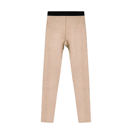 Leggings épais doublés de polaire pour femmes, vêtements intérieurs moulants pour l'automne et l'hiver, pantalons chauds sans couture en laine et soie de mûrier pour femmes