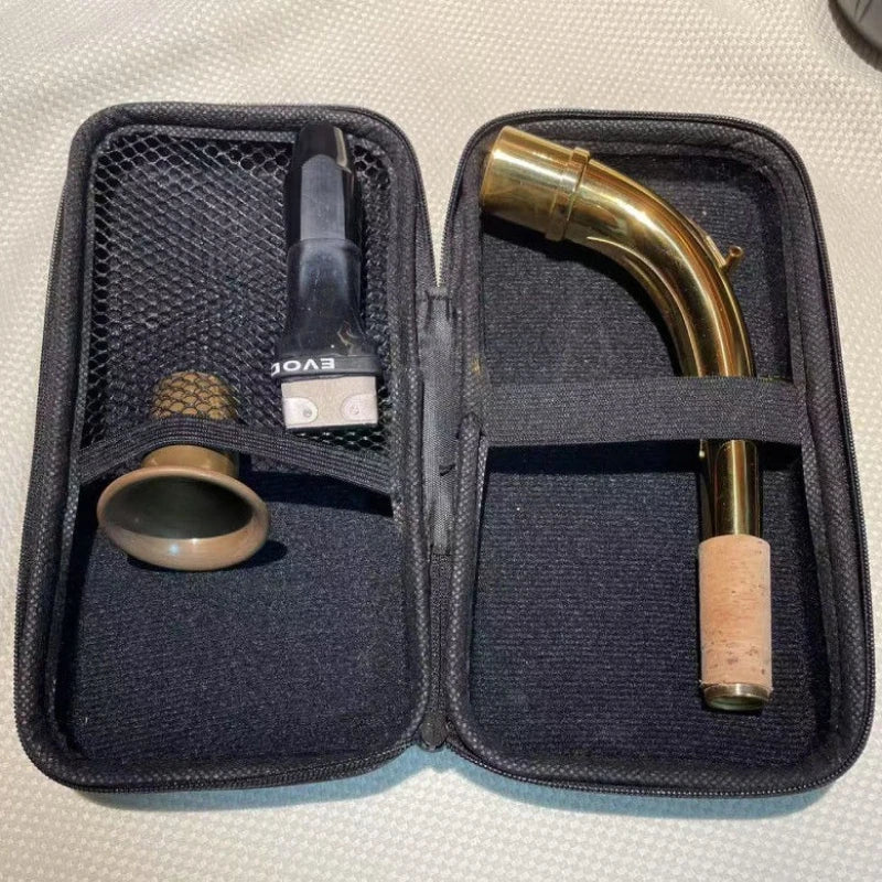 Flûte Kazoo professionnelle réglable en métal Saxophone adultes débutant jouant Instrument à vent Musical Portable Mini corne forte