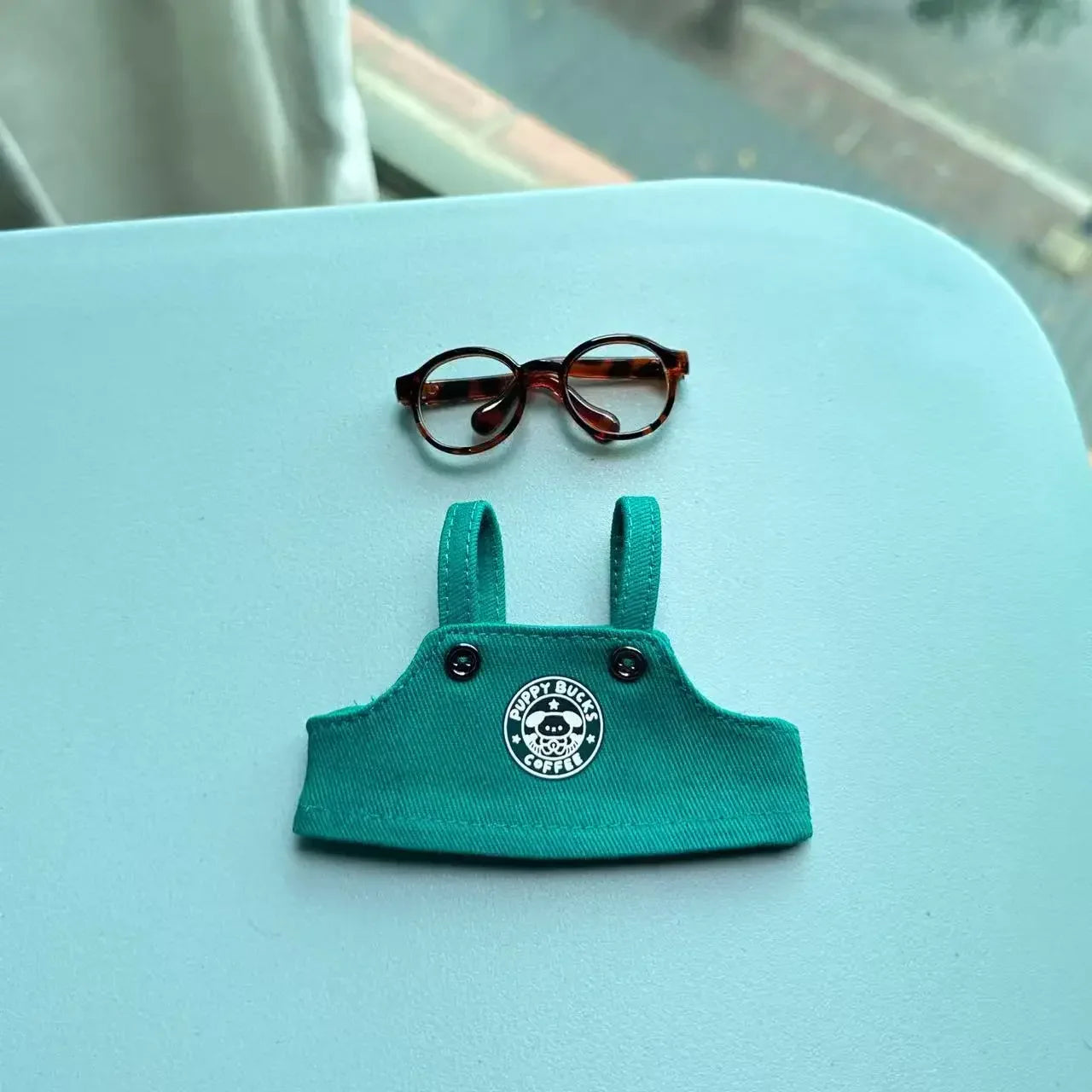 Labubu 17cm Clothes Outfit Accessories For Labubu Dolls Clothing Kids Gift French Fries Apron And M Hat Work Uniforms FF15G