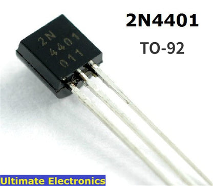 50 pièces/200 pièces/1000 pièces DIP 2N 4401 2N4401 TO-92 NPN Transistor à usage général