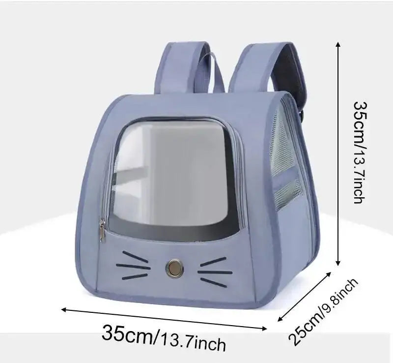 Sac à dos de transport pour animaux de compagnie, grand sac à dos pour chat, Transparent, respirant, Portable, pour chats et chiens, sac à bandoulière de transport